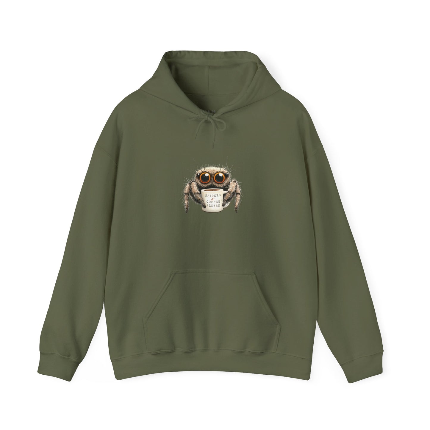 Coffee Spiders Please Hoodie