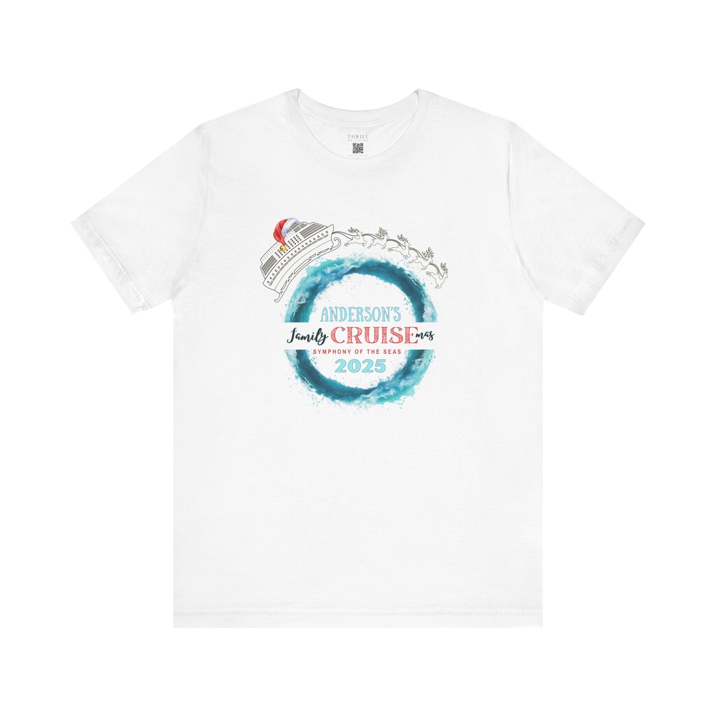 Personalized Family CRUISE Christmas T-shirt