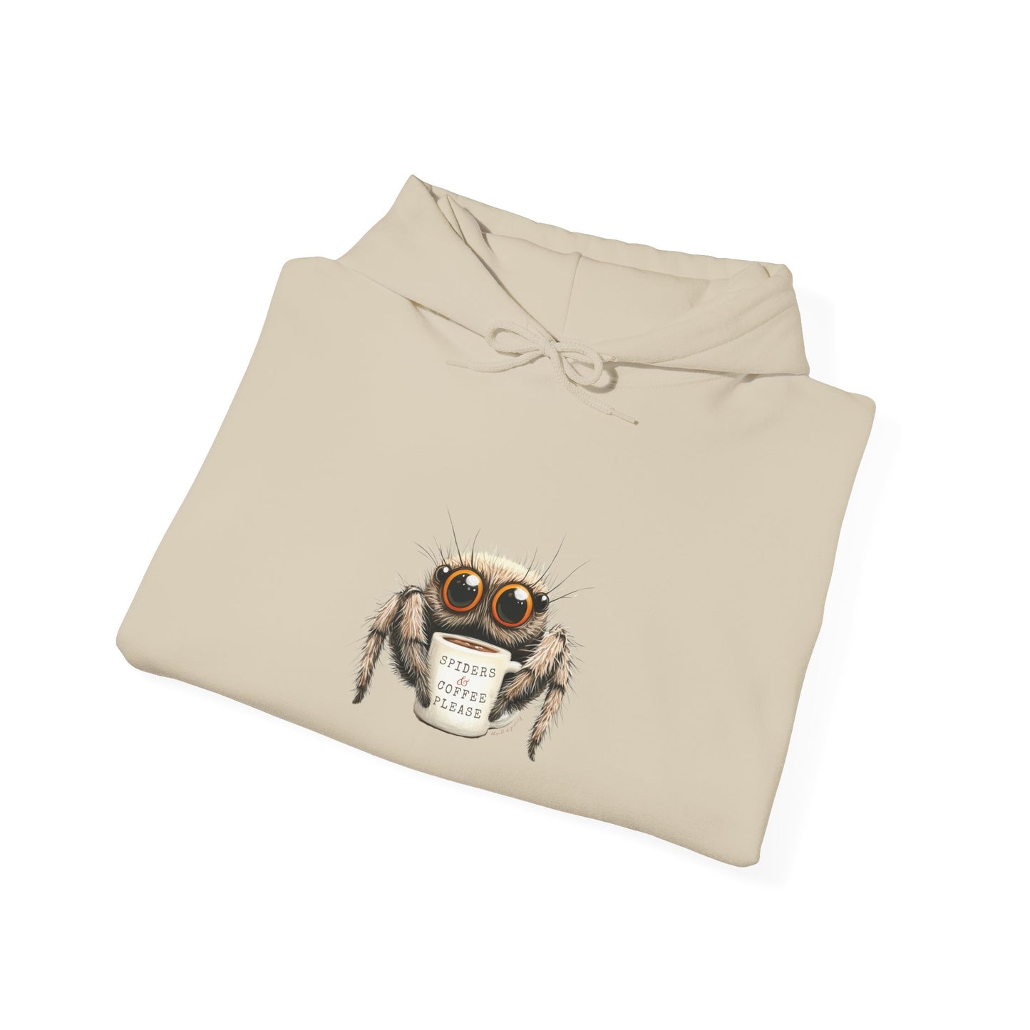 Coffee Spiders Please Hoodie