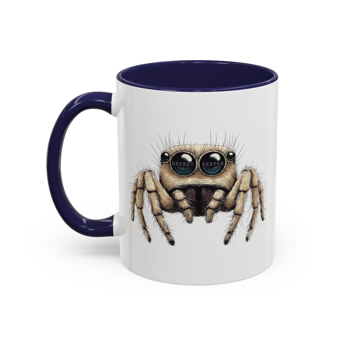 Cute Jumping Spider Mug - SECRET KEEPER