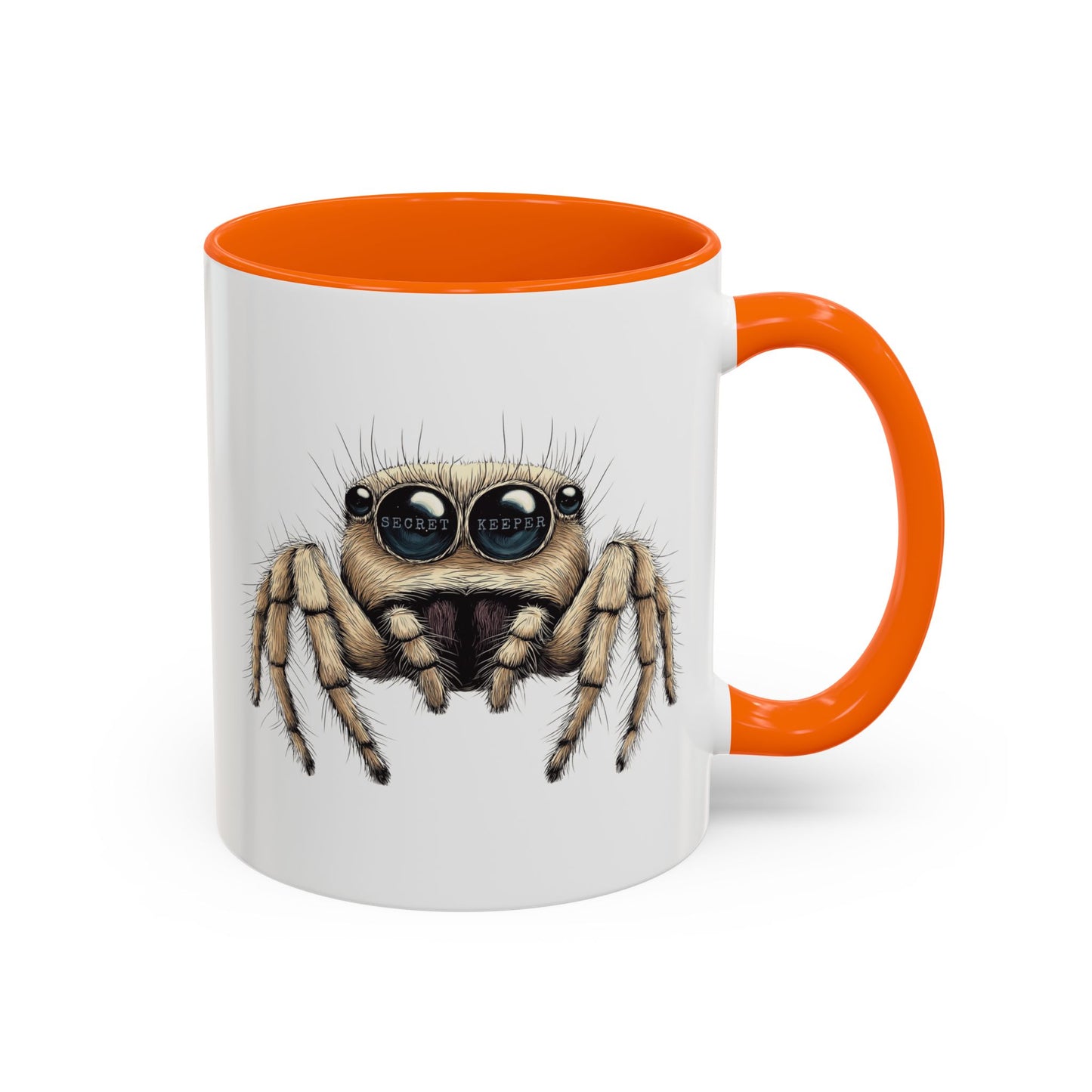 Cute Jumping Spider Mug - SECRET KEEPER