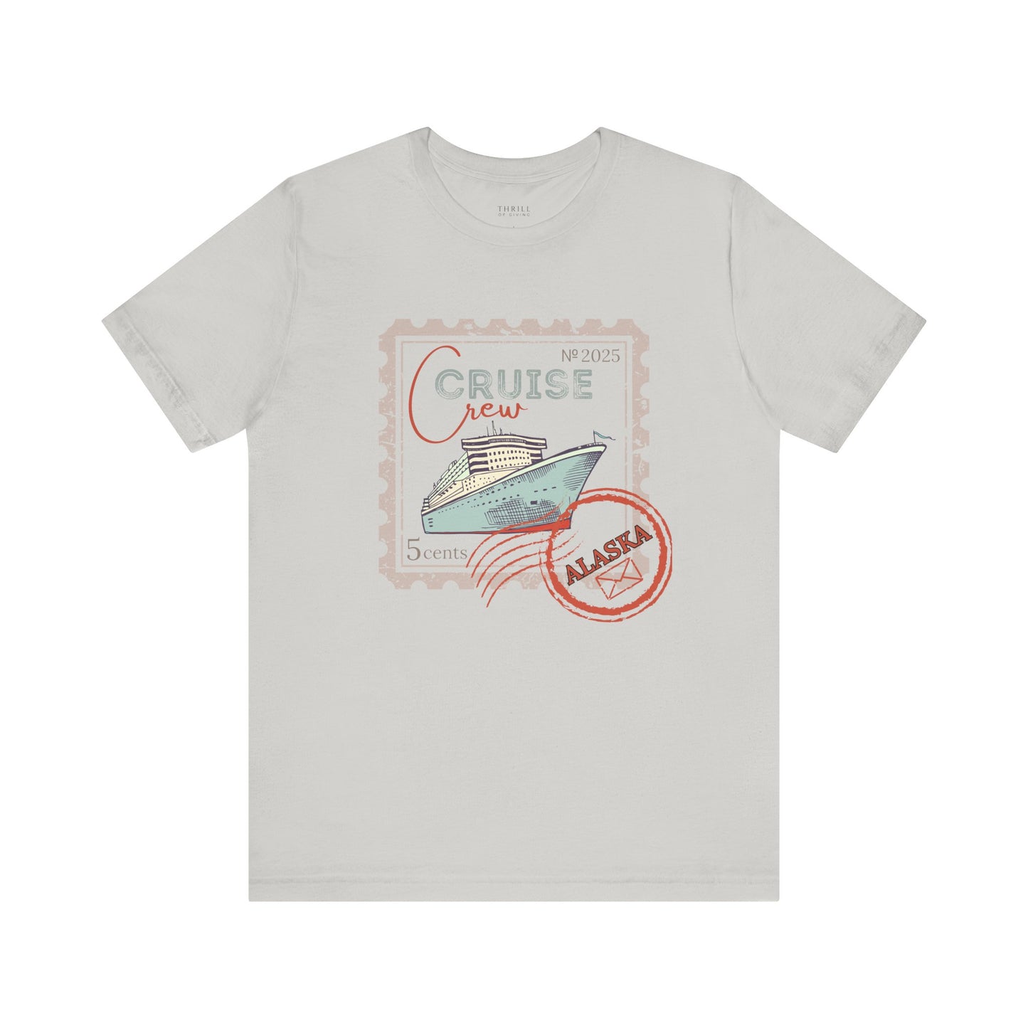 Custom Stamp Cruise Crew Tee
