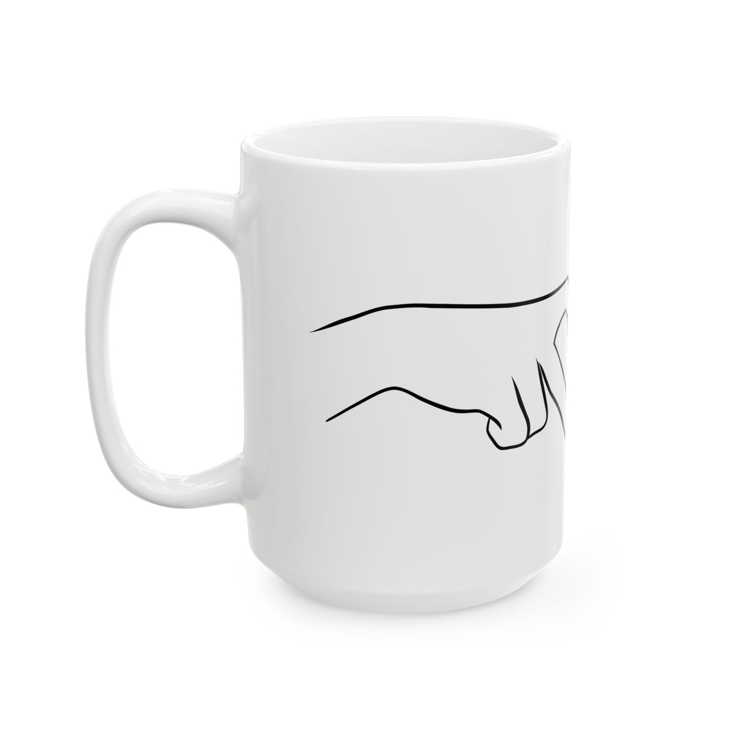 Gen-Z Heart Hands Coffee Mug