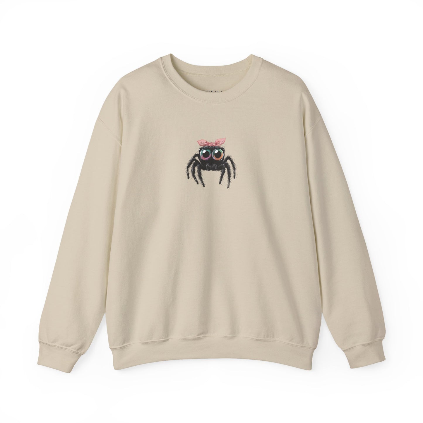 Pink Bow Jumping Spider Sweatshirt