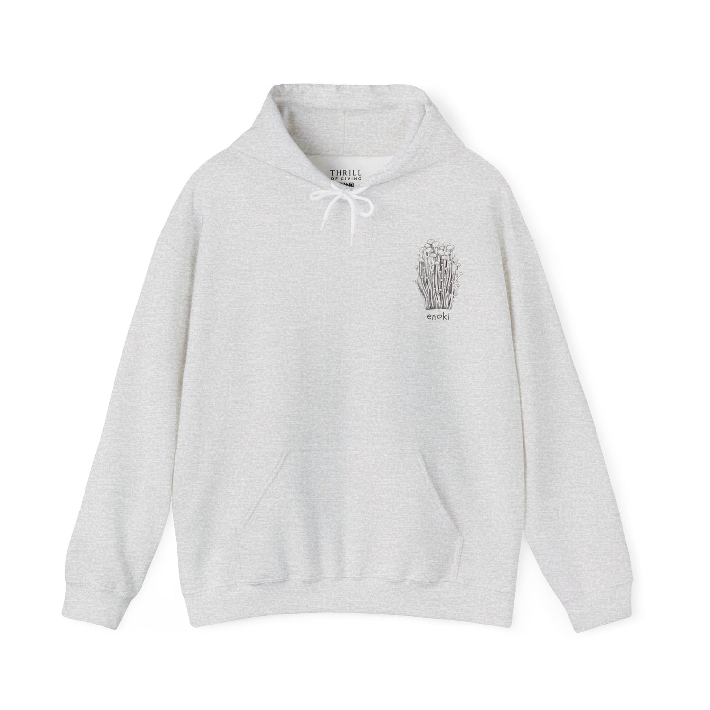 Custom Mushroom Hoodie - Enoki EDITION