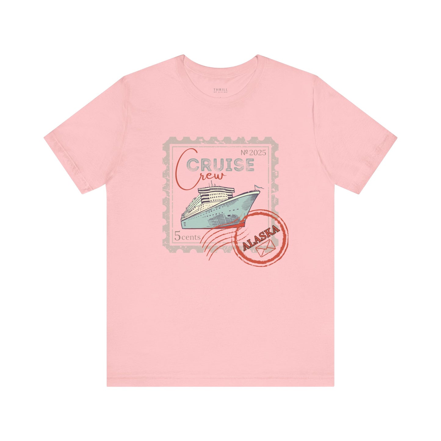 Custom Stamp Cruise Crew Tee