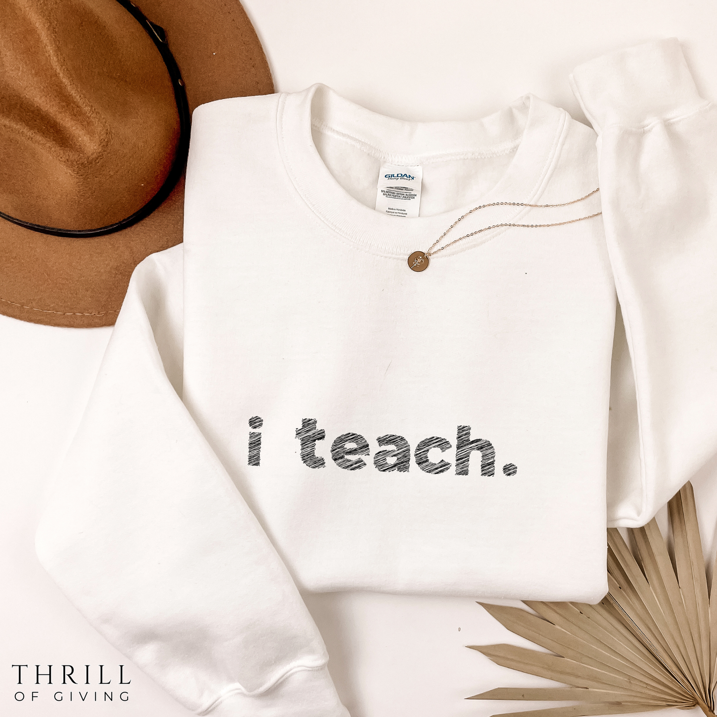 Fun Scribble Teacher Sweatshirt