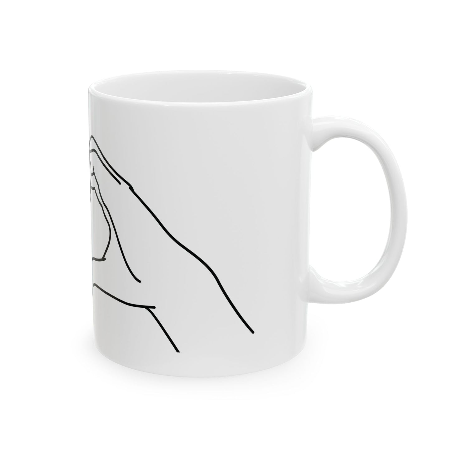 Millennial Heart Hands Coffee Mug