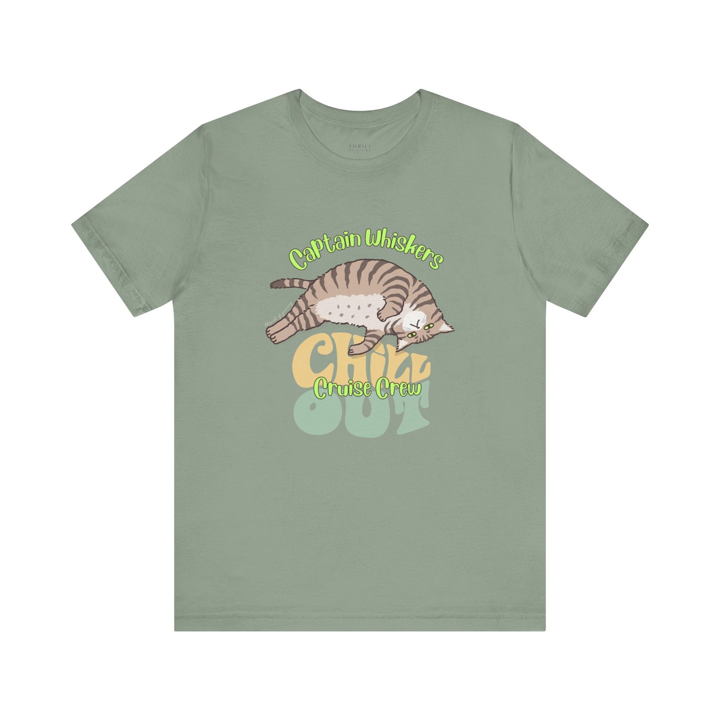 Captain Whiskers Cruise Crew Tee