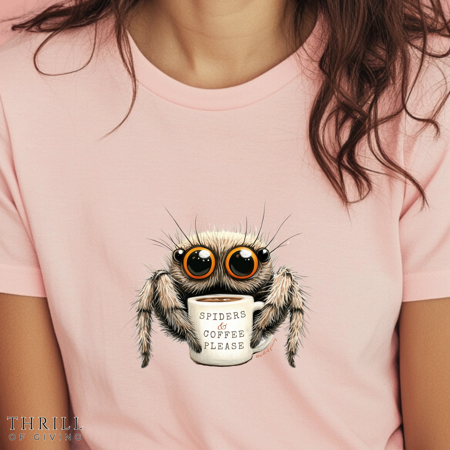 Spiders & Coffee Please T-shirt