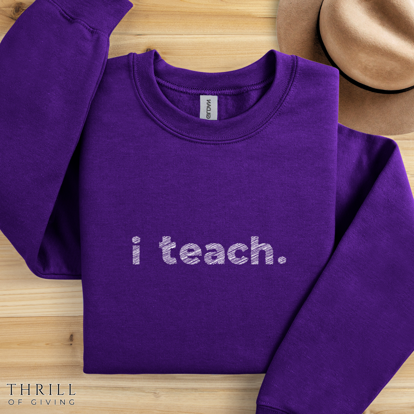 Fun Scribble Teacher Sweatshirt