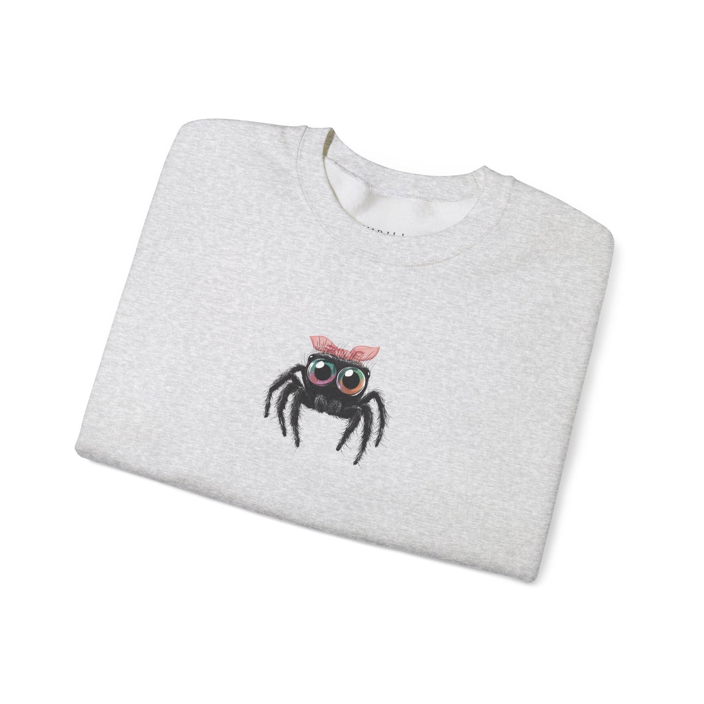 Pink Bow Jumping Spider Sweatshirt