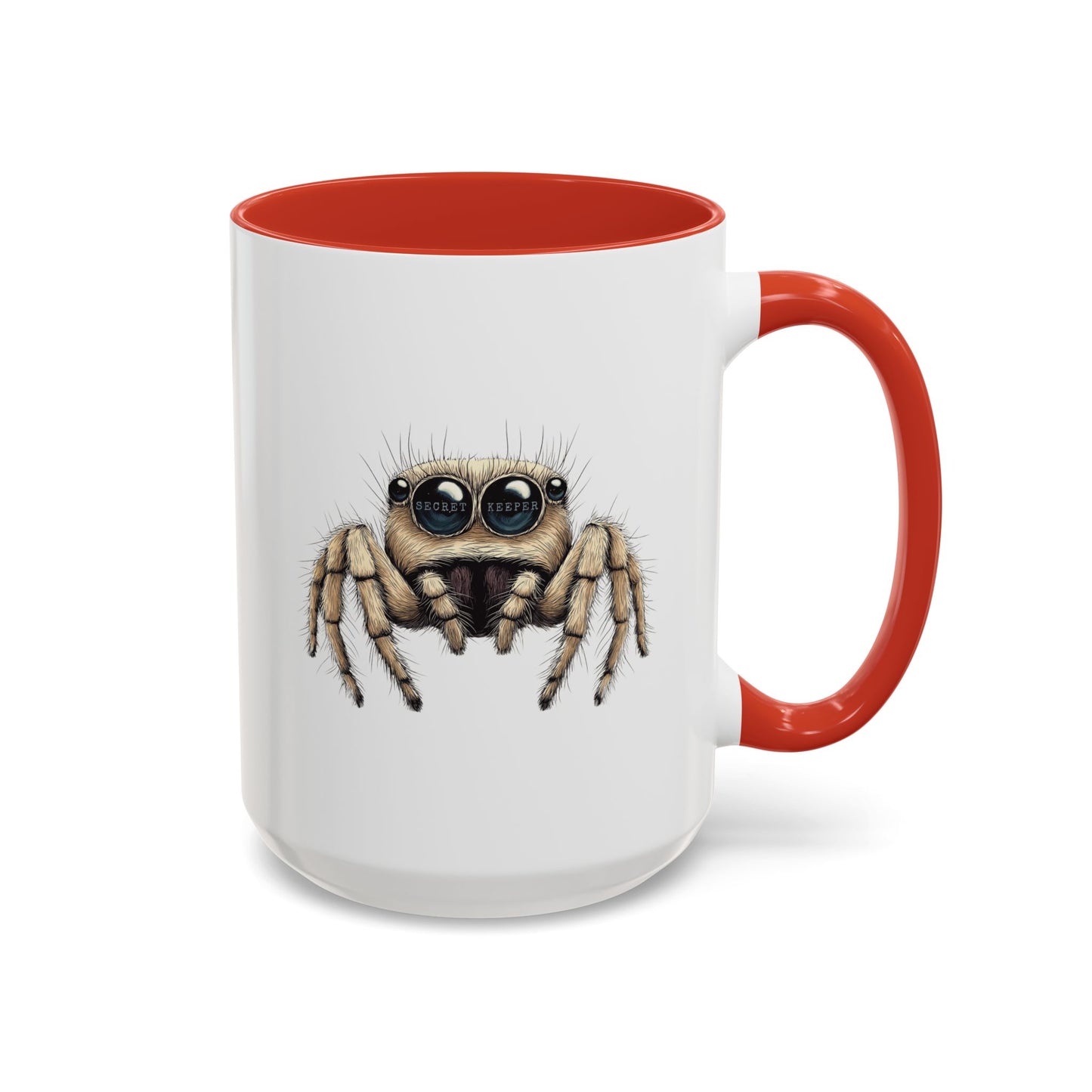 Cute Jumping Spider Mug - SECRET KEEPER