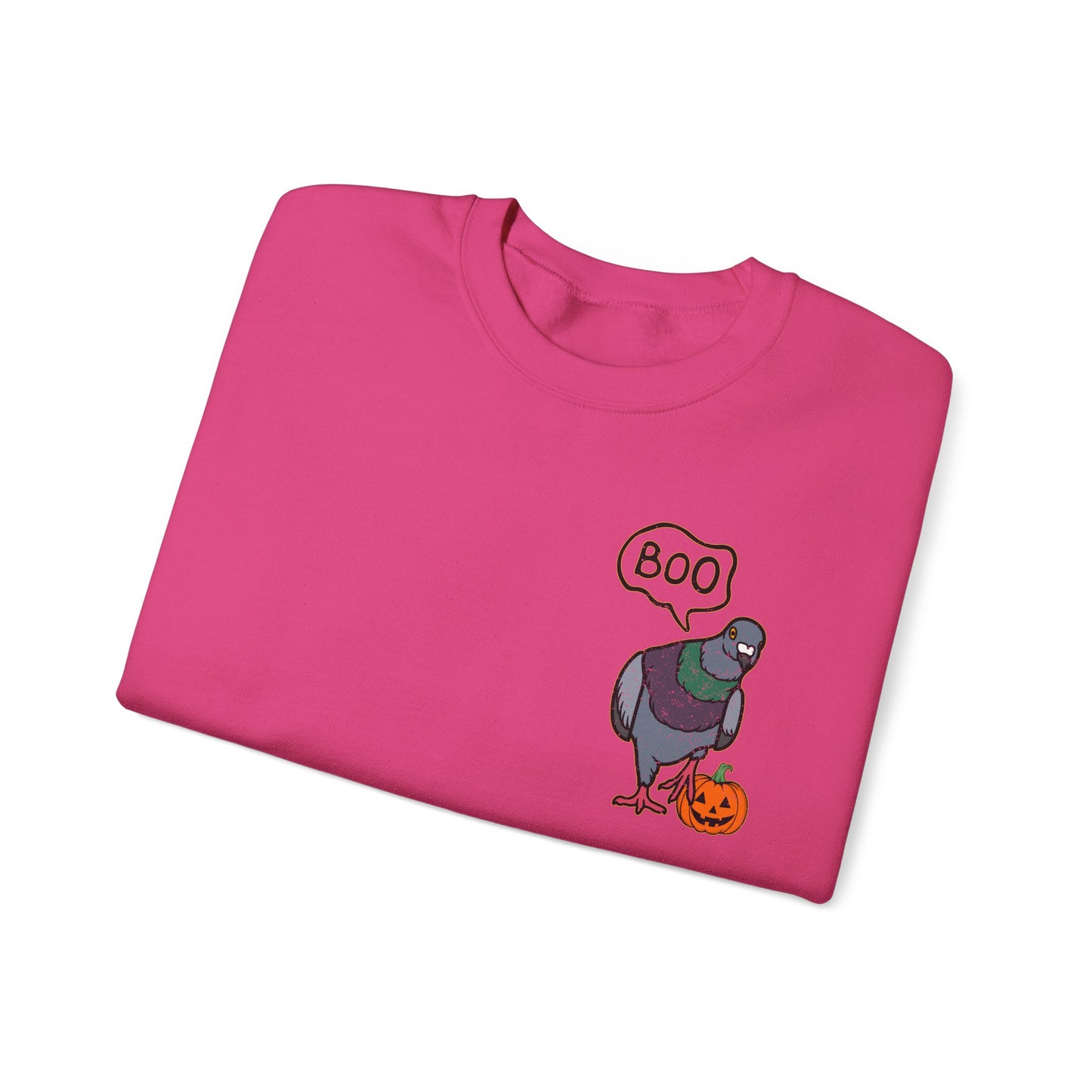 Boo Pigeon Unisex Sweatshirt - Halloween City Bird Sweatshirt