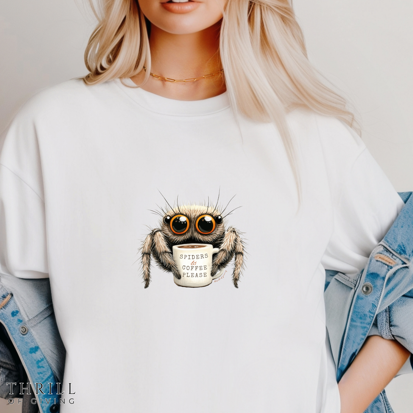 Spiders & Coffee Please T-shirt