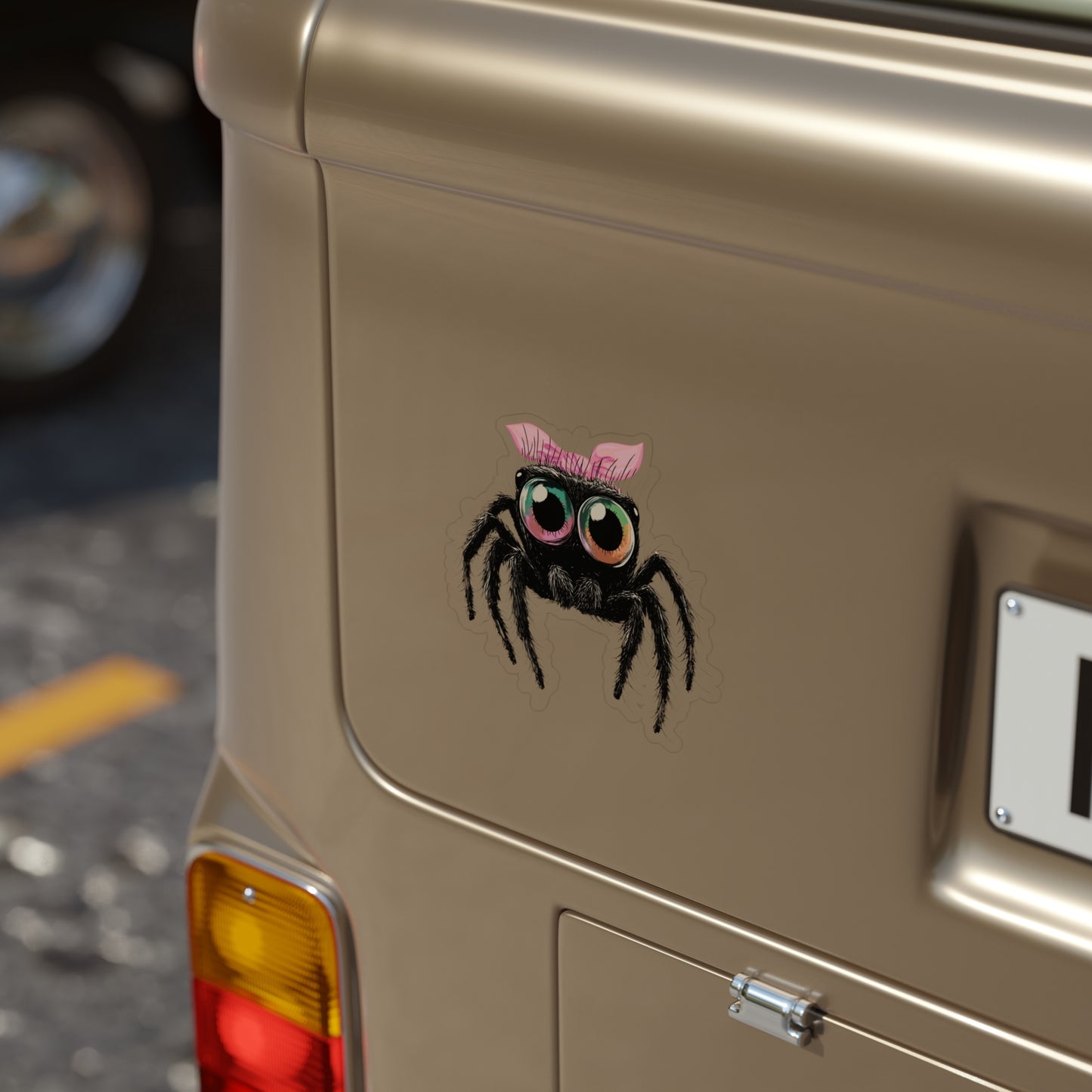 Pink Bow Cutie Spoodie - Fun Die-Cut Sticker