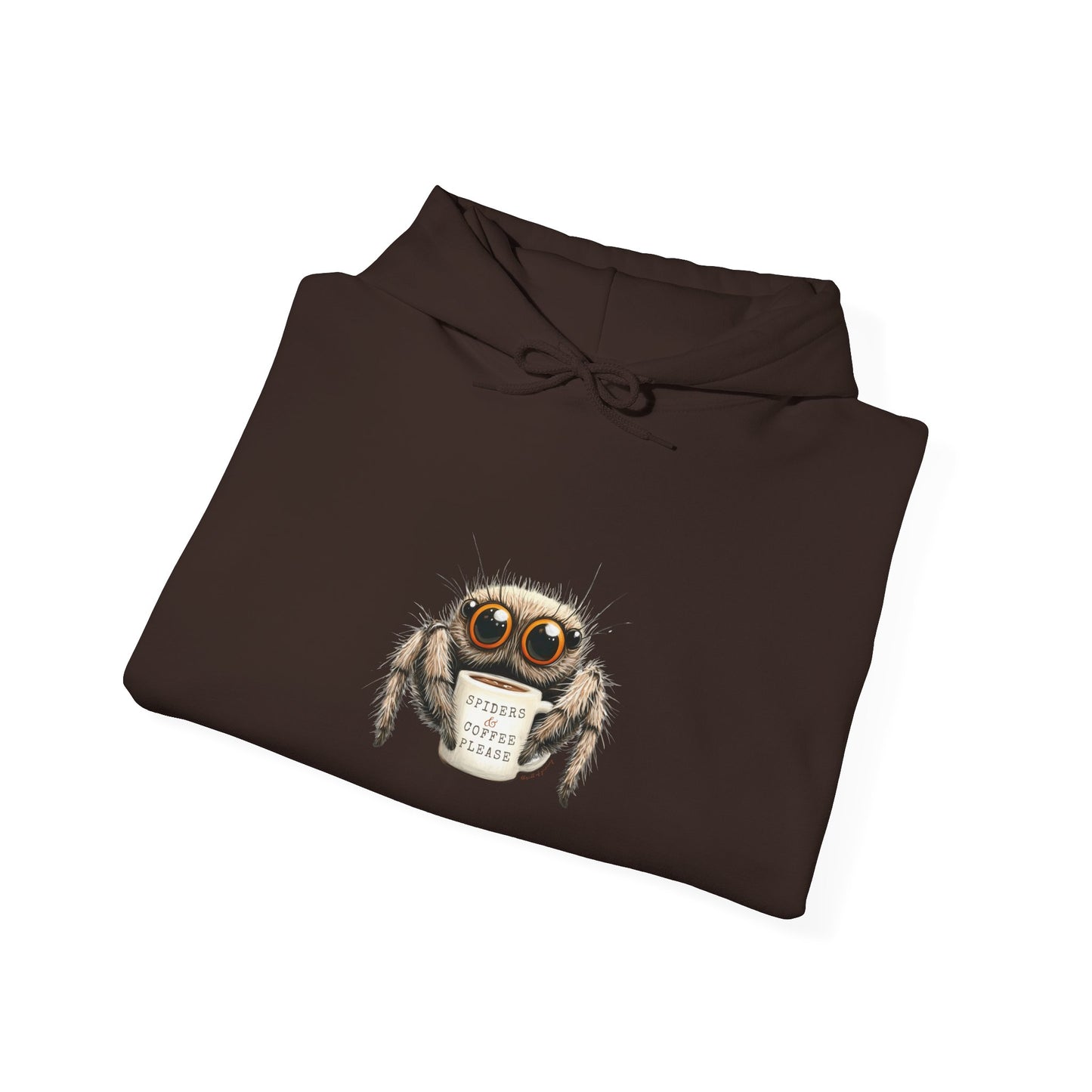 Coffee Spiders Please Hoodie