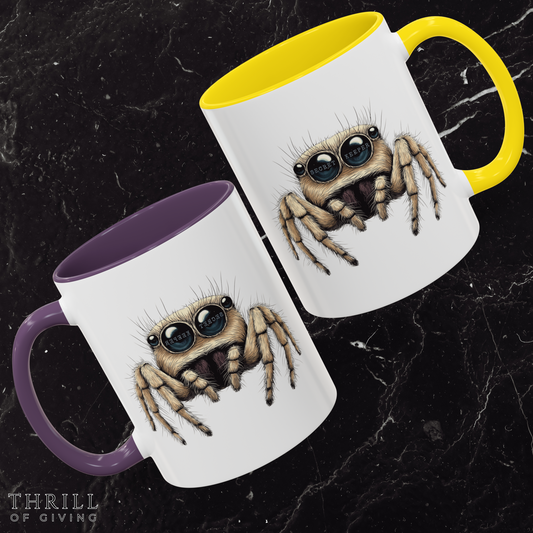 Cute Jumping Spider Mug - SECRET KEEPER