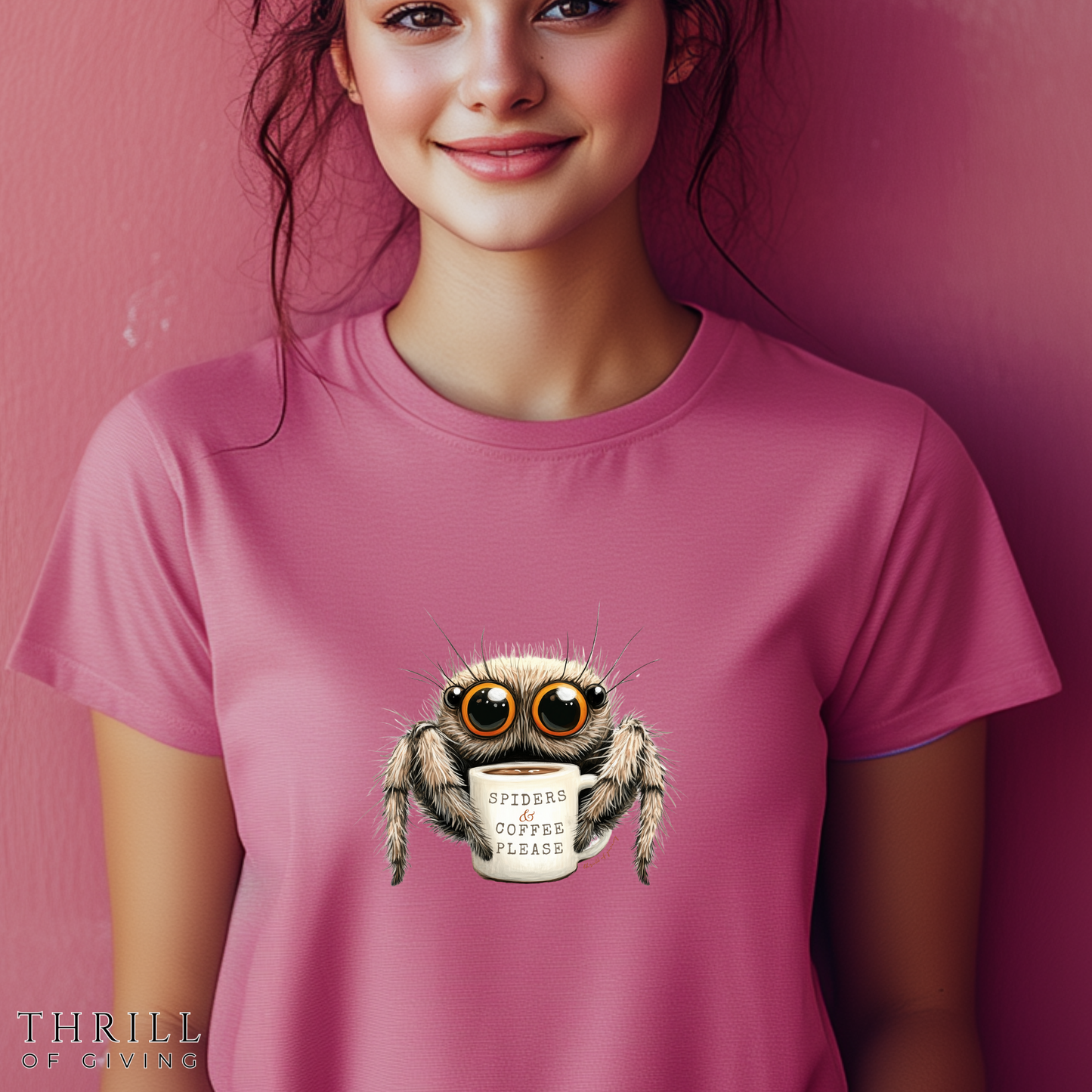 Spiders & Coffee Please T-shirt
