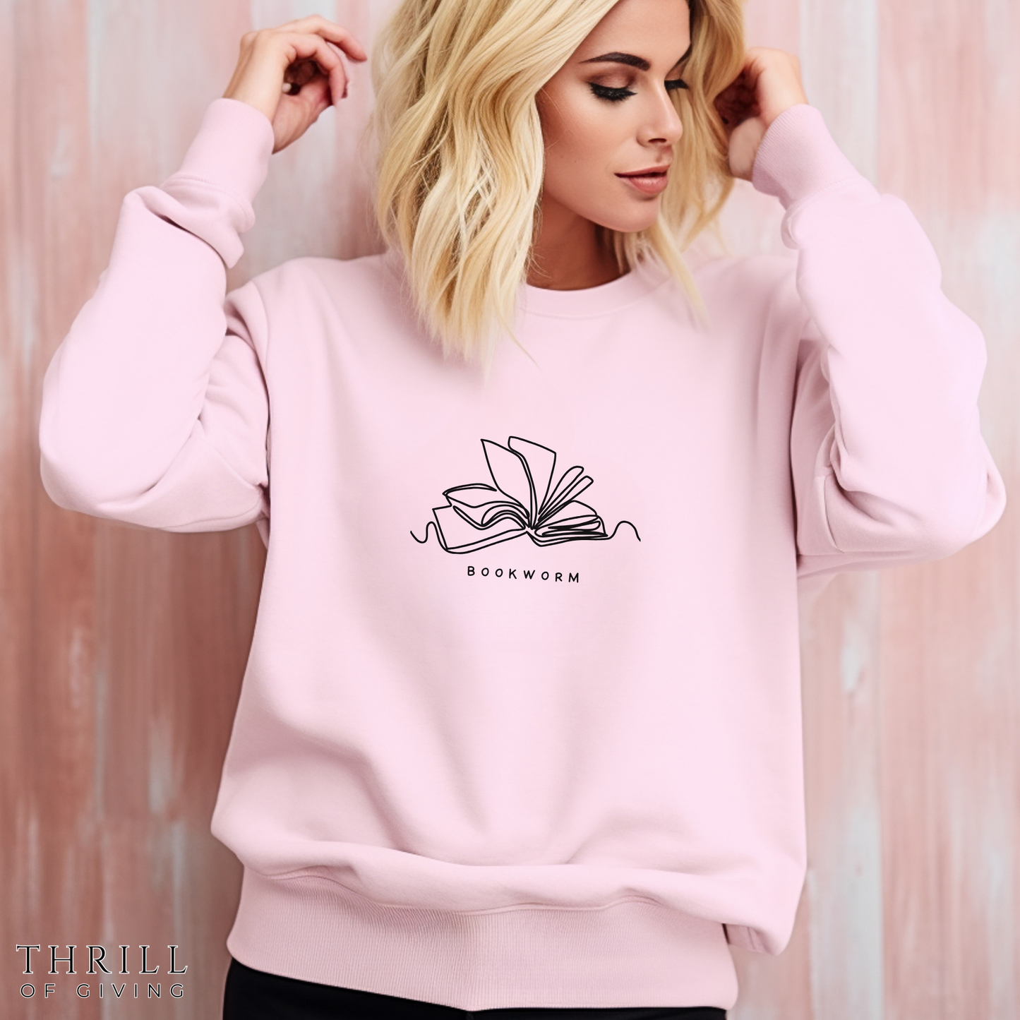 Bookworm Sweatshirt - Minimalist edition