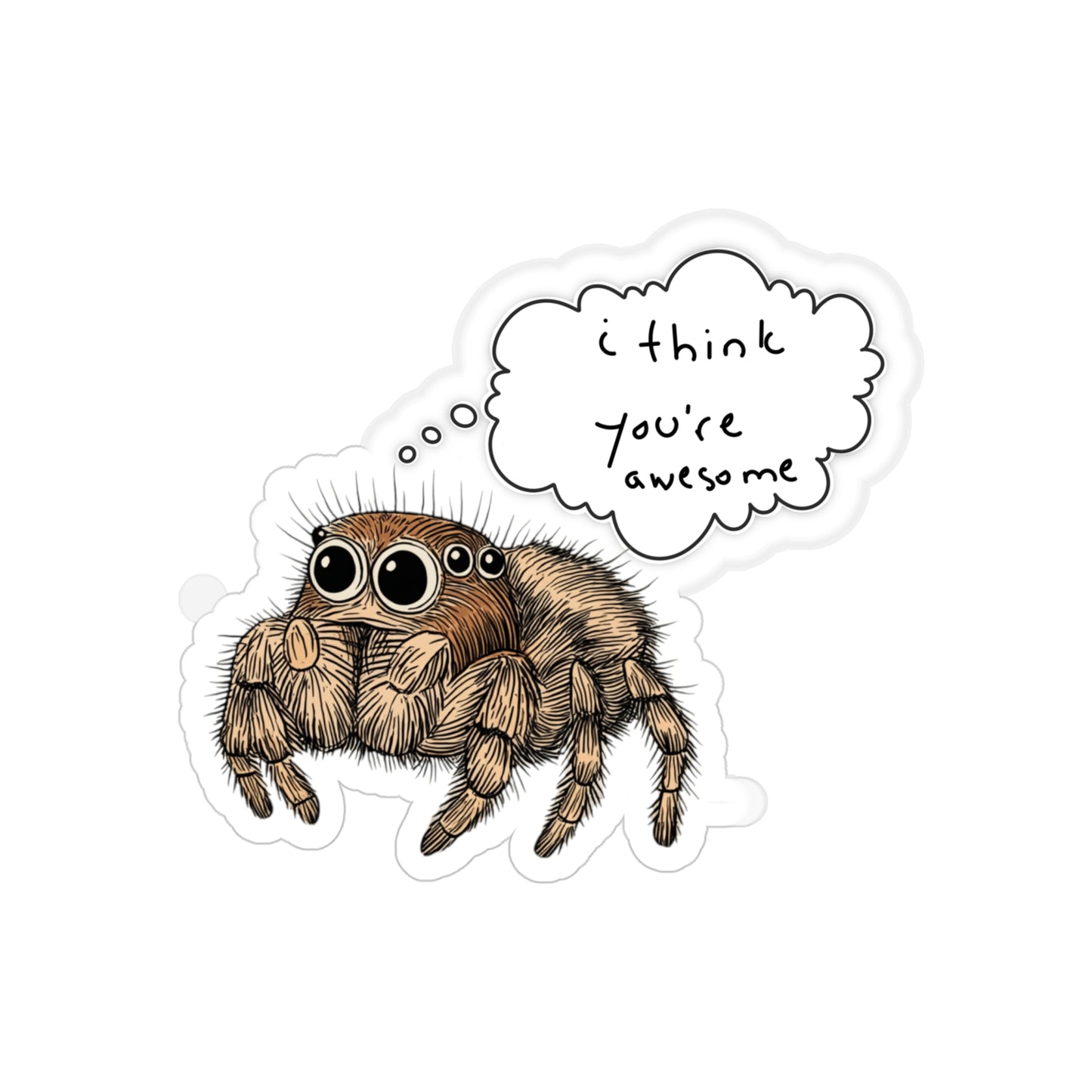 Adorable Spiders - Vinyl Stickers