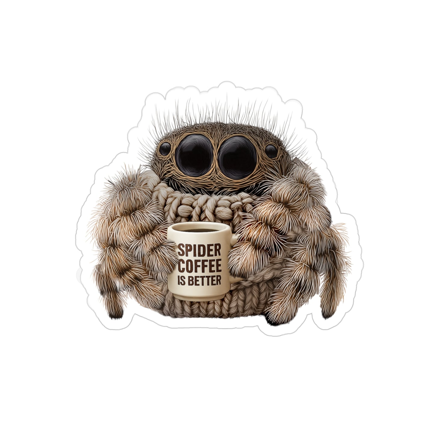 Adorable Spiders - Vinyl Stickers