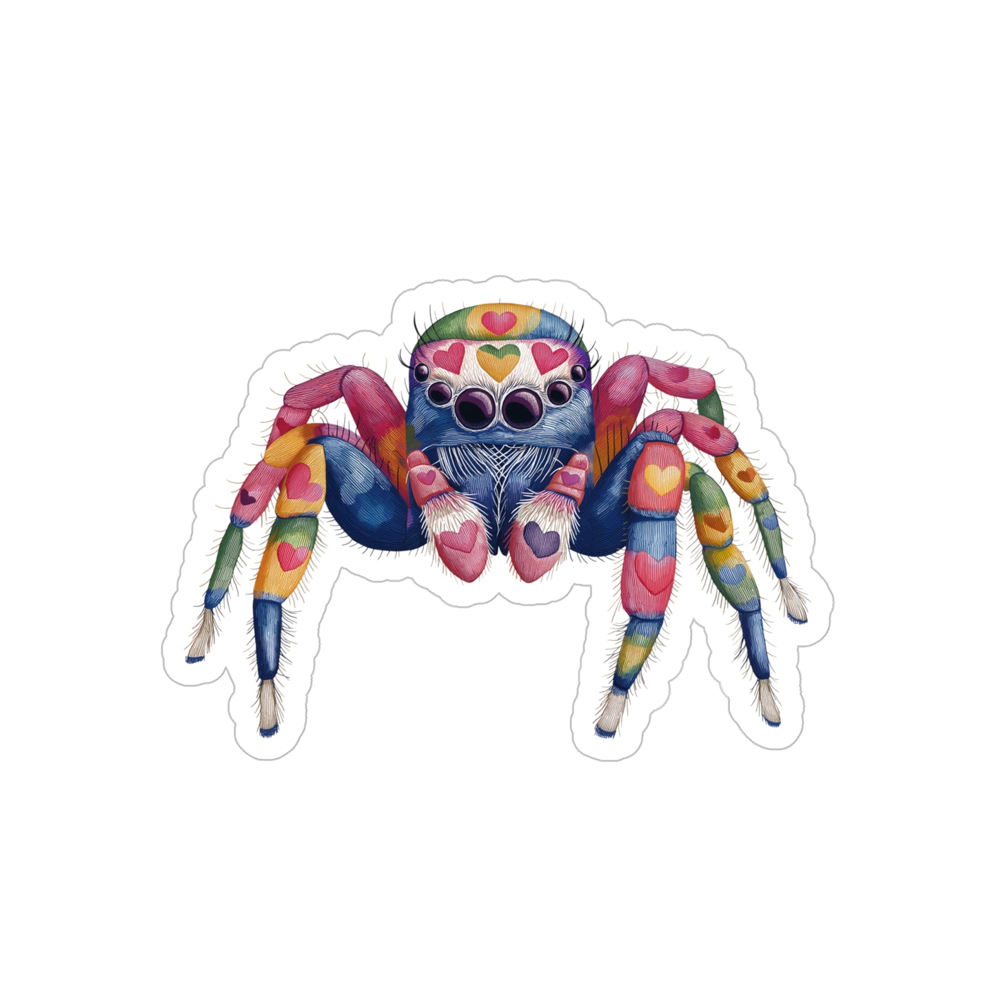 Adorable Spiders - Vinyl Stickers