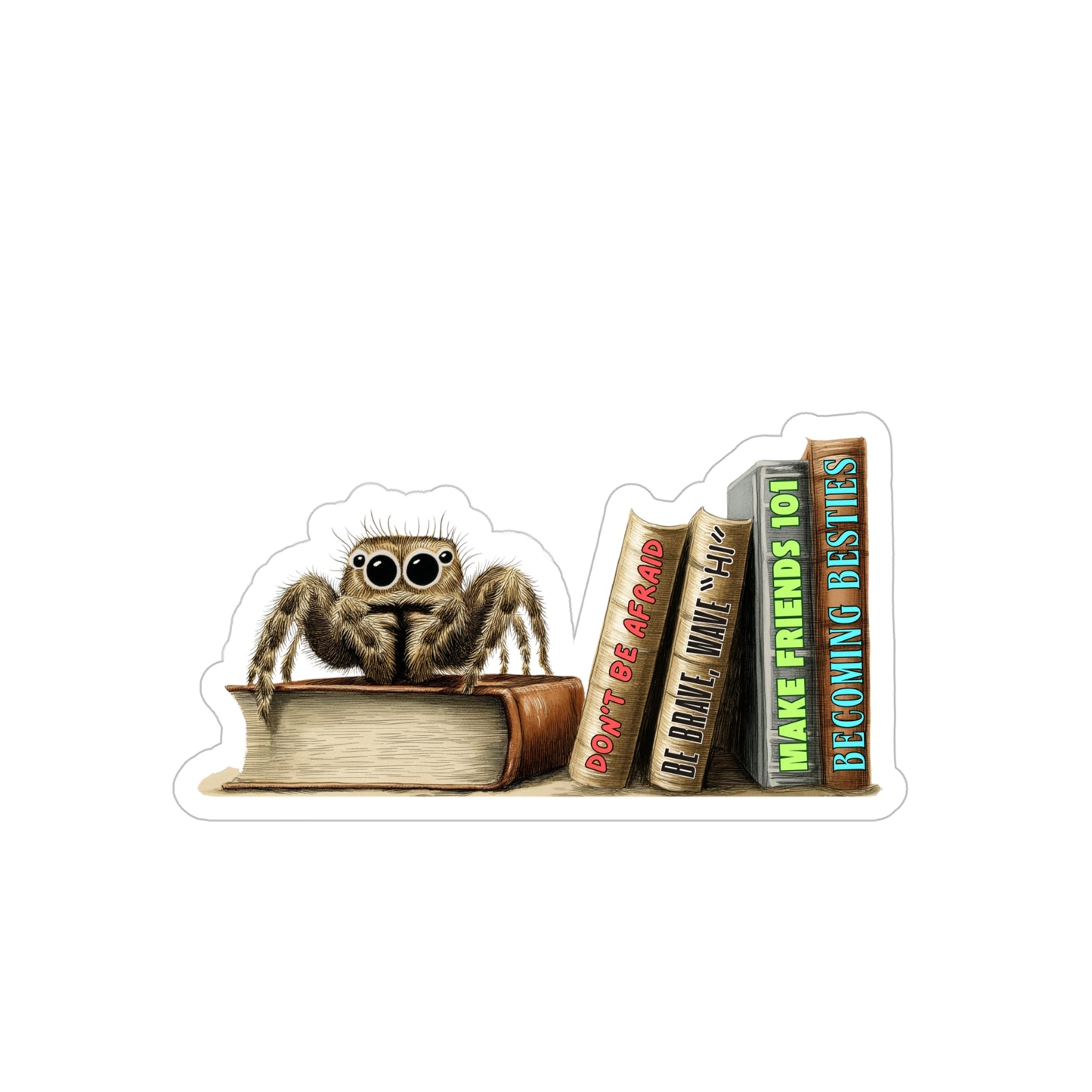 Adorable Spiders - Vinyl Stickers