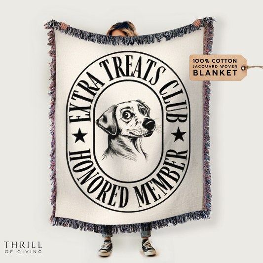Woven Sneaky Dog Blanket