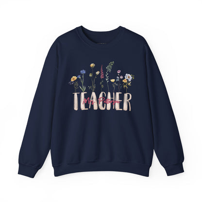Watercolor Teacher Sweatshirt - Personalized