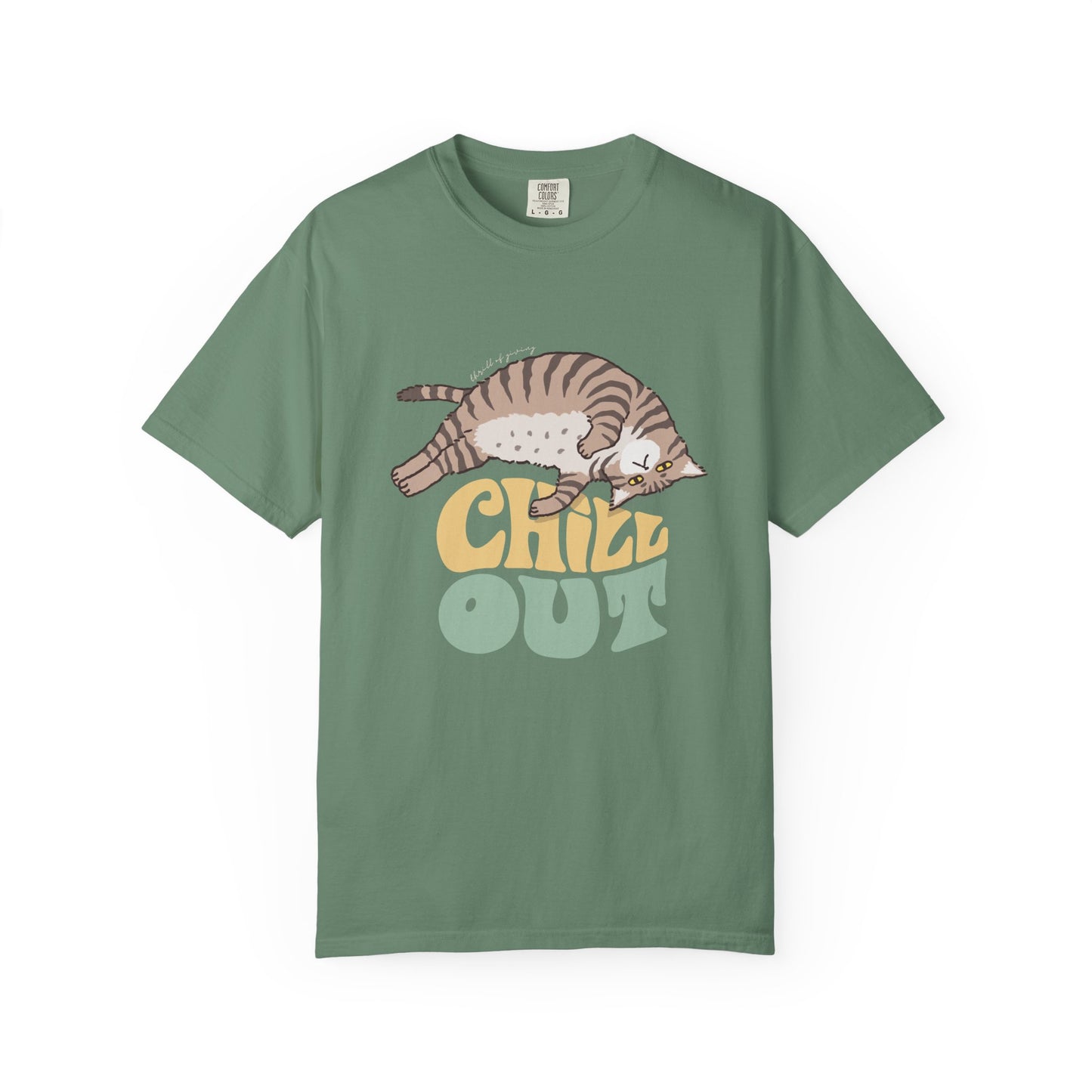 Funny Chill Out Cat T-shirt