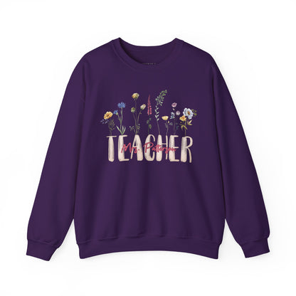 Watercolor Teacher Sweatshirt - Personalized
