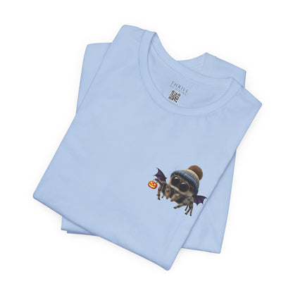 Cute Spider Bat in a Hat - Beanie Hat Jumping Spider T-Shirt