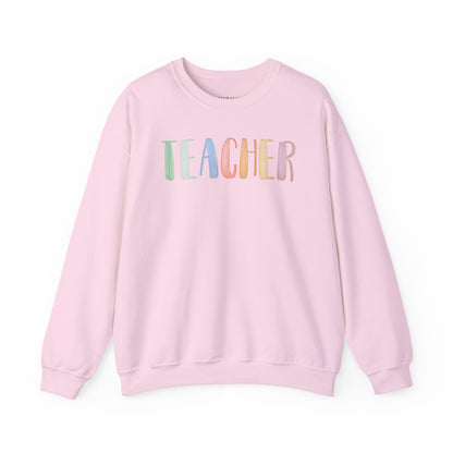 Custom Watercolor Teacher Sweatshirt