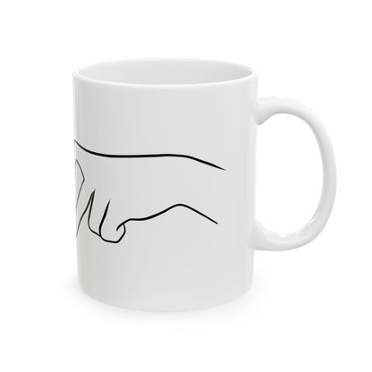 Gen-Z Heart Hands Coffee Mug