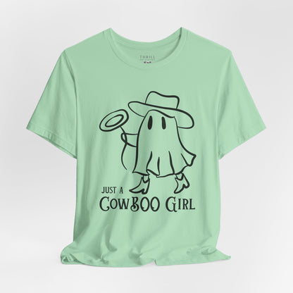 Cowgirl Halloween shirt - Cute Girly Ghost Cowgirl