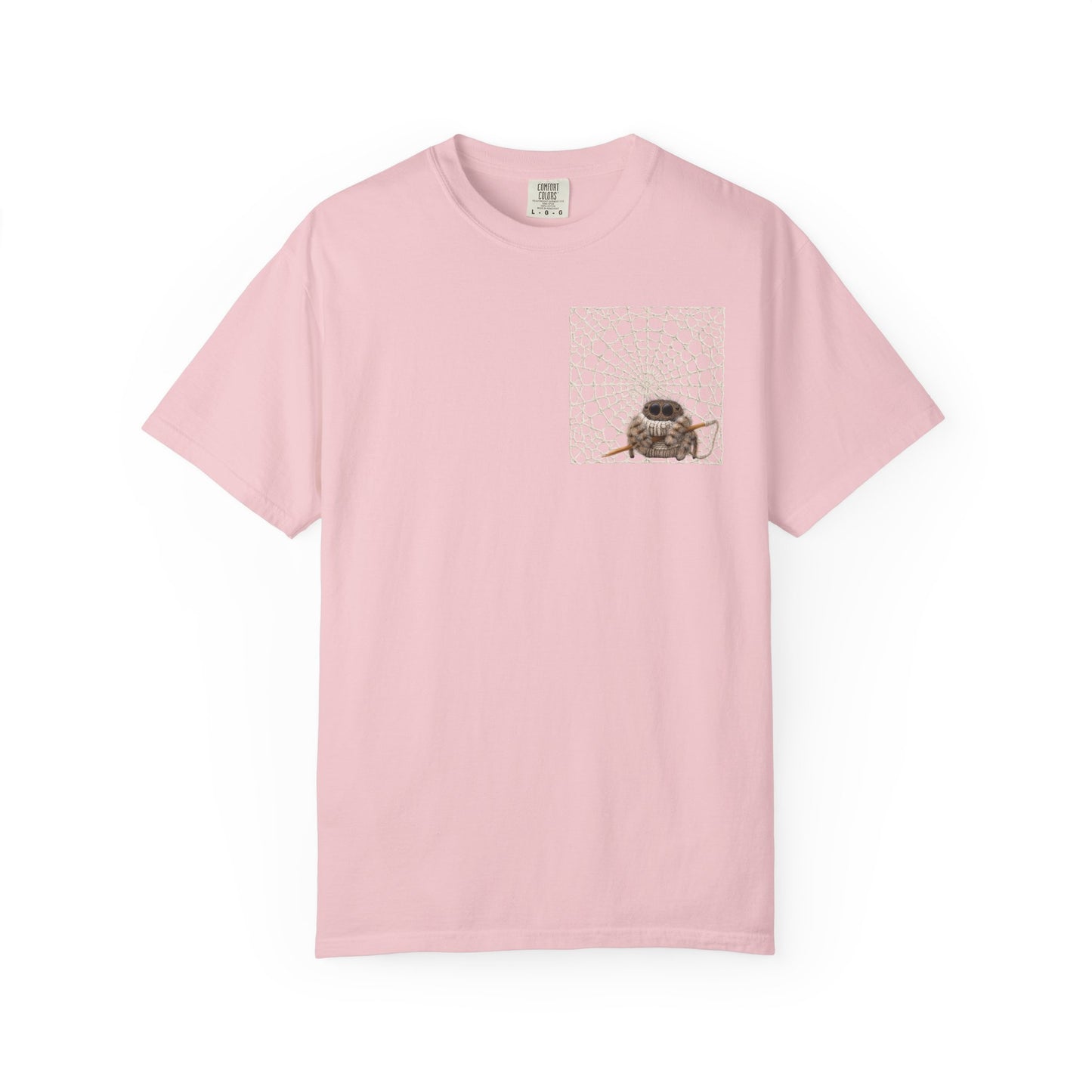 Knitting Jumping Spider T-shirt