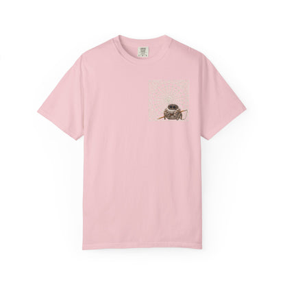Knitting Jumping Spider T-shirt