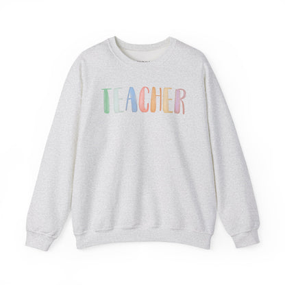 Custom Watercolor Teacher Sweatshirt