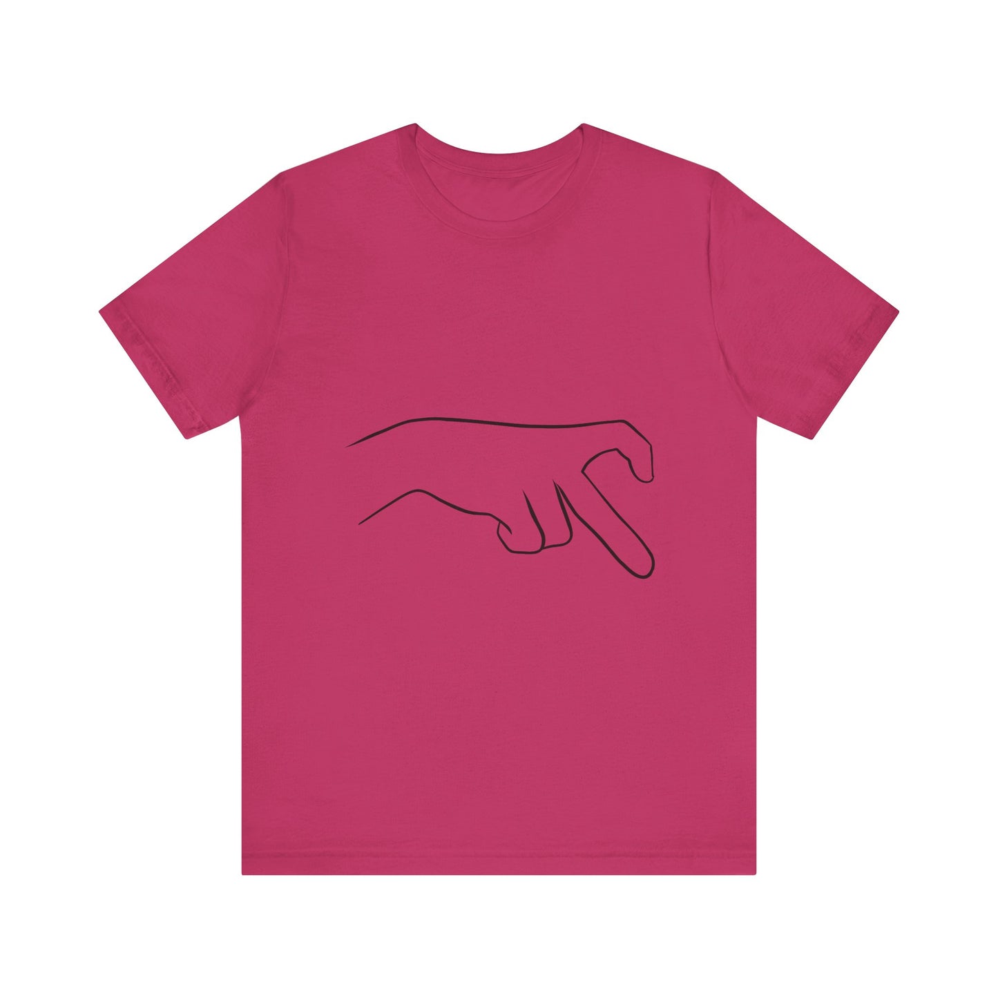 Gen-Z Half Heart Hands Shirt [right]