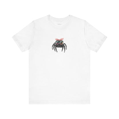 Pink Bow Jumping Spider  T-shirt