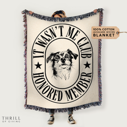 Funny Dog Blanket - It wasn't me!