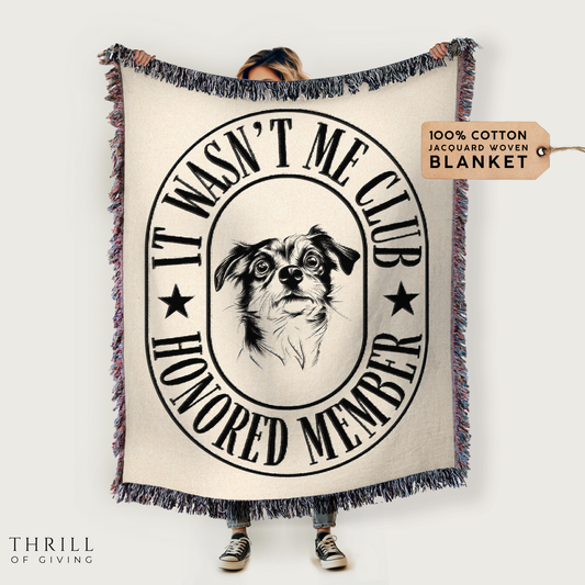 Funny Dog Blanket - It wasn't me!