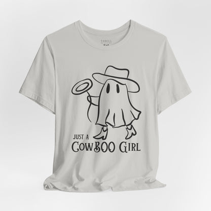Cowgirl Halloween shirt - Cute Girly Ghost Cowgirl