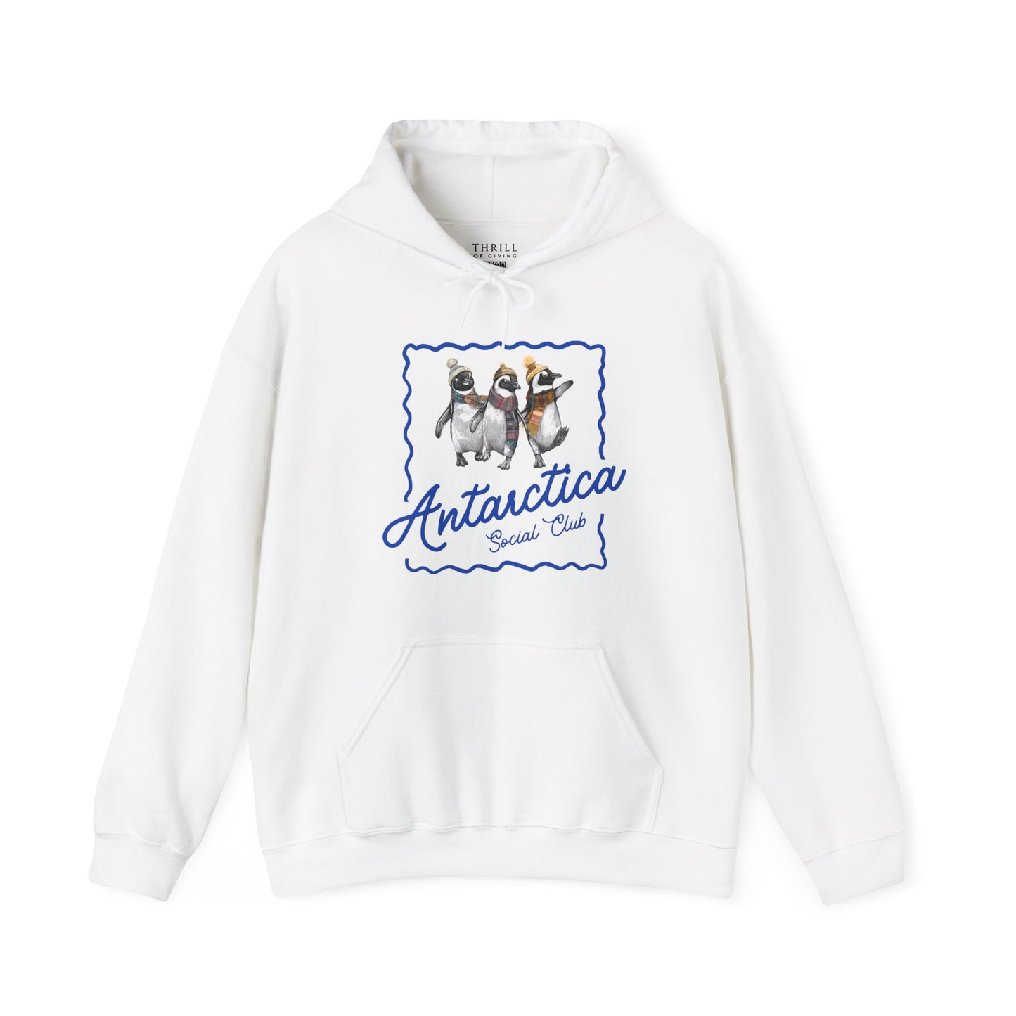 Antarctica Penguin Social Club Hoodie