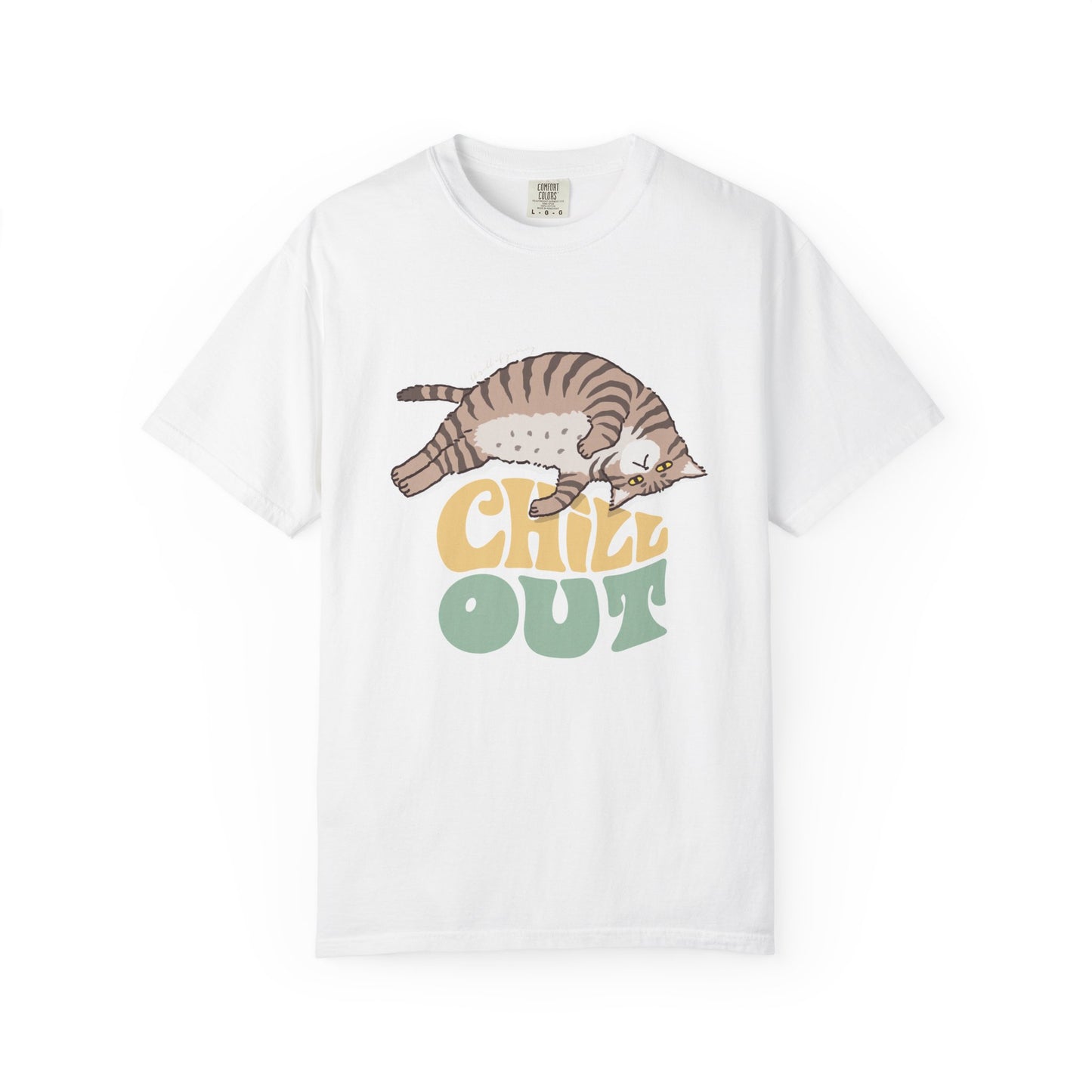 Funny Chill Out Cat T-shirt