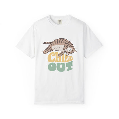 Funny Chill Out Cat T-shirt