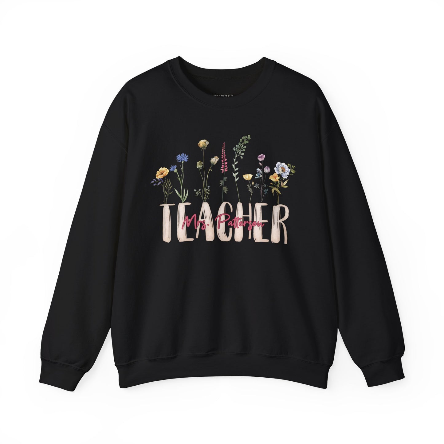 Watercolor Teacher Sweatshirt - Personalized