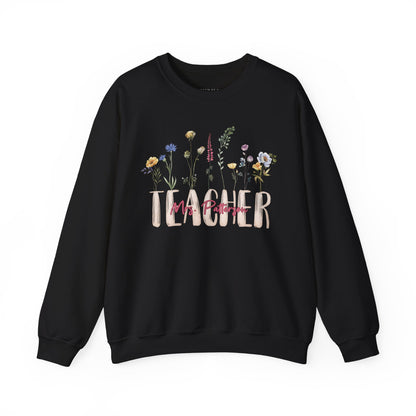 Watercolor Teacher Sweatshirt - Personalized