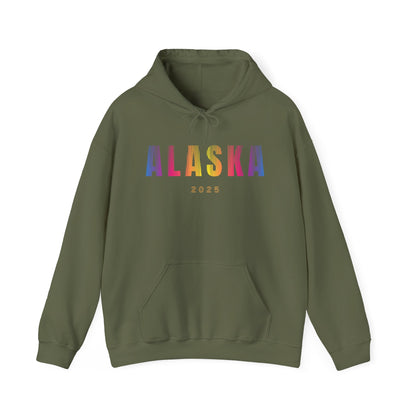 Aurora Borealis ALASKA Hoodie - Unisex Custom Hooded sweatshirt